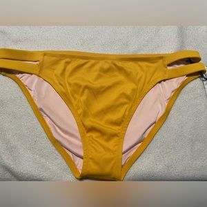 Brand new with tags yellow gold color bikini bottom multiple sizes